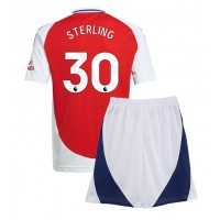 Maglie da calcio Arsenal Raheem Sterling #30 Prima Maglia Bambino 2024-25 Manica Corta (+ Pantaloni corti)